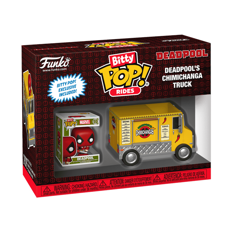 Bitty Pop! Rides Deadpool avec Camion Chimichanga