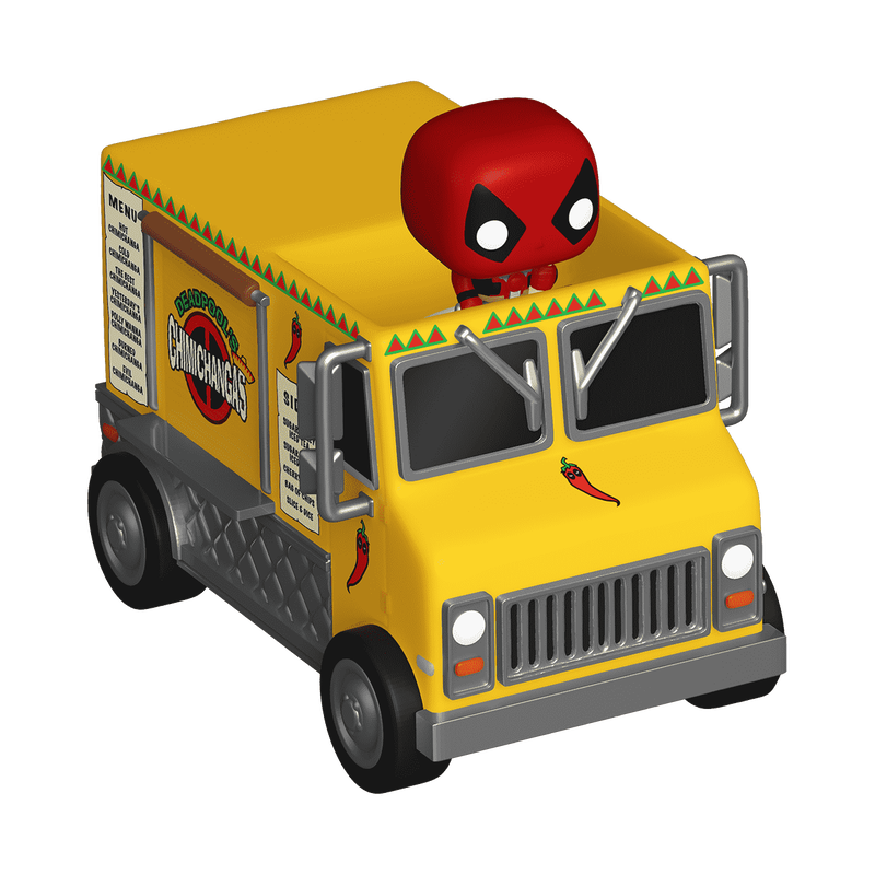 Bitty Pop! Rides Deadpool with Chimichanga Truck