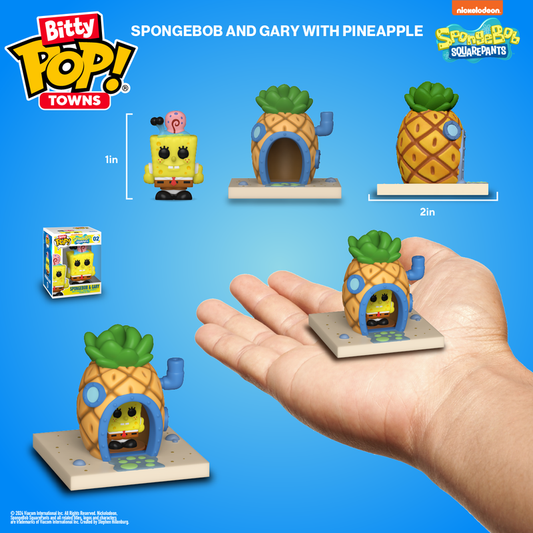 ¡Pop chiquitito! Pueblos Bob Esponja y su casa de piña
