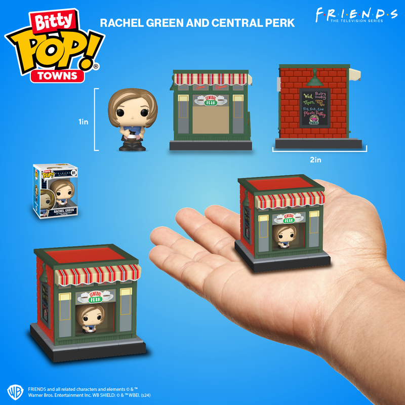 ¡Pop chiquitito! Ciudades Rachel Green y Central Perk