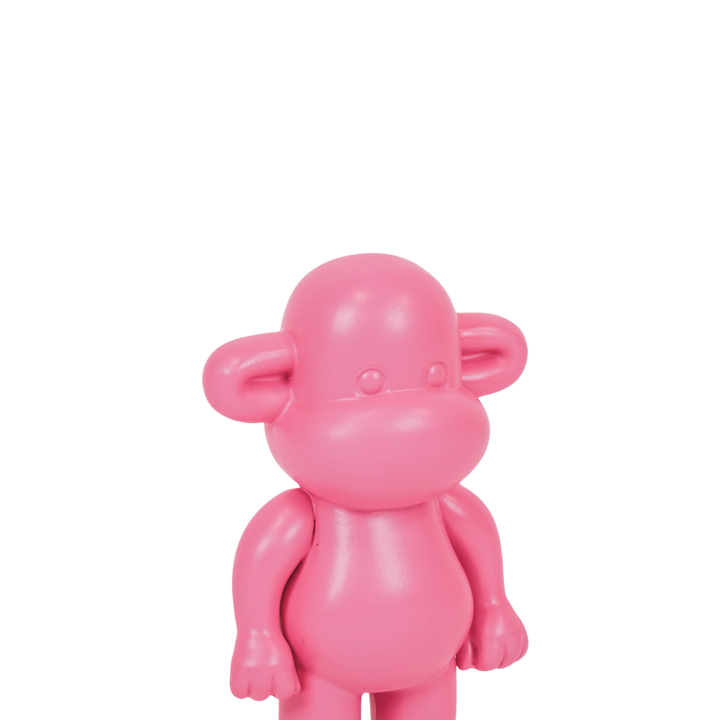 Ornament - Monkey Figurine 'The Legend' - Resin - Pink - 11x7x19cm