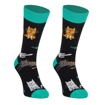 Coffret Cadeau 3 paires de Chaussettes Chats