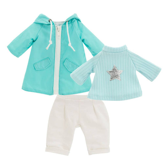 Conjunto de ropa de peluche: Día lluvioso