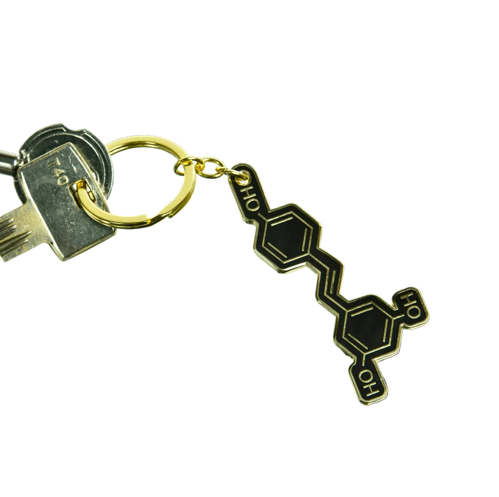 Porte-clés Molécule de Vin