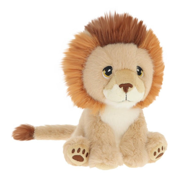 Peluche lion assis Keeleco 14 cm