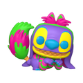 Pop! Stitch vestido de Gato de Cheshire (Luz Negra)