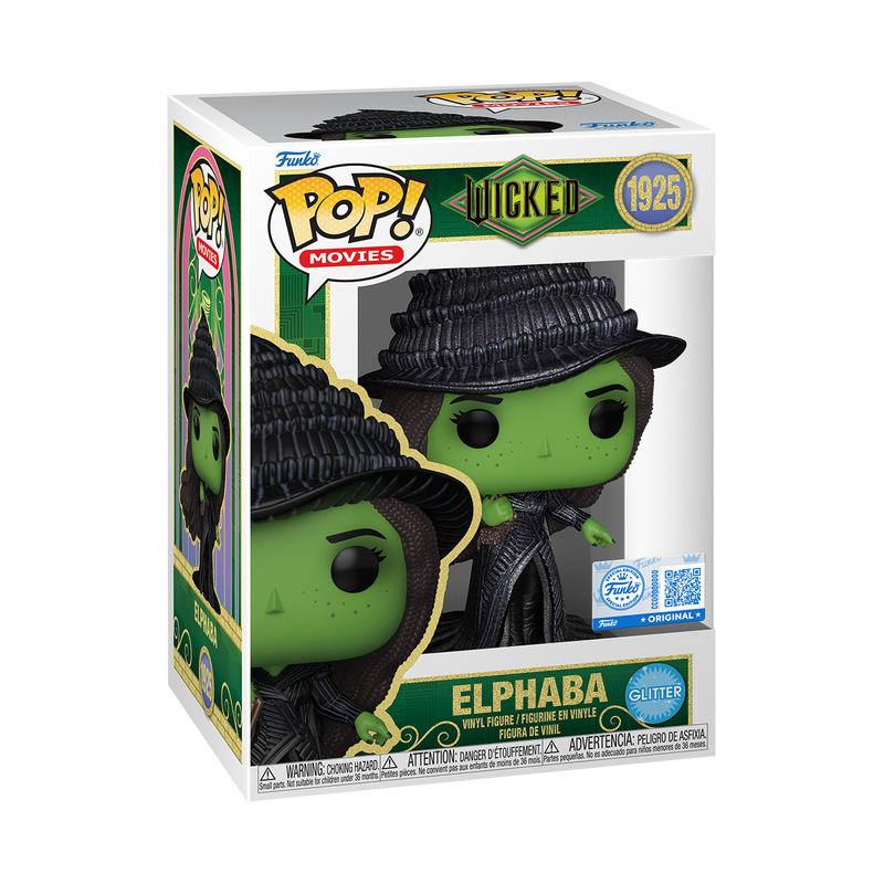 Pop! Elphaba with Grimmerie (Glitter)