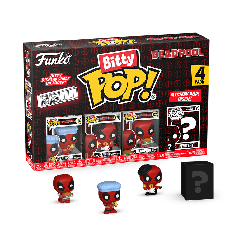 Bitty Pop! Deadpool 4-Pack Series 2