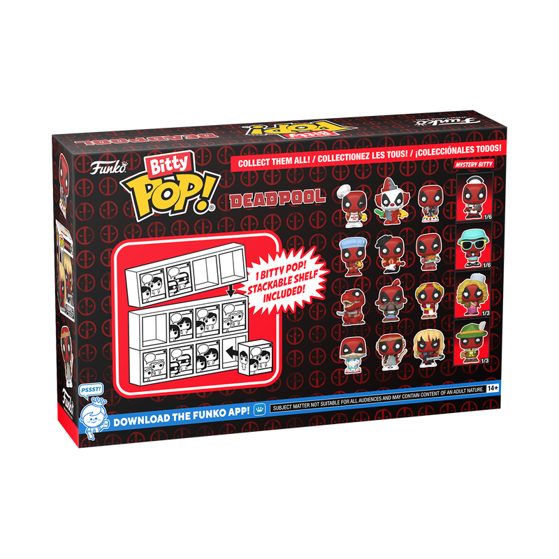¡Pop chiquitito! Paquete de 4 figuras de Deadpool Serie 4 
