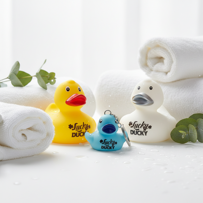 Porte-Clés Canard Bleu Lucky Ducky