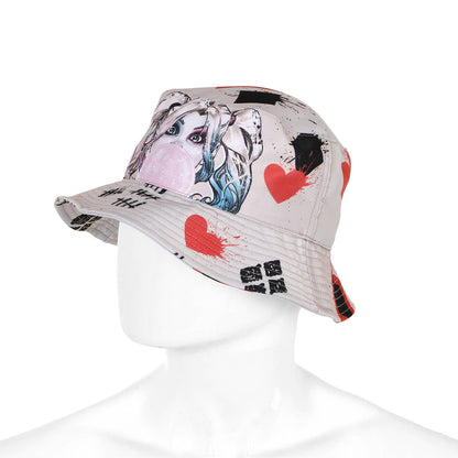 DC Comics Harley Quinn Kids “Mad Love” Bucket Hat