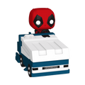 Pop! Rides Super Deluxe Deadpool op een Zamboni-machine