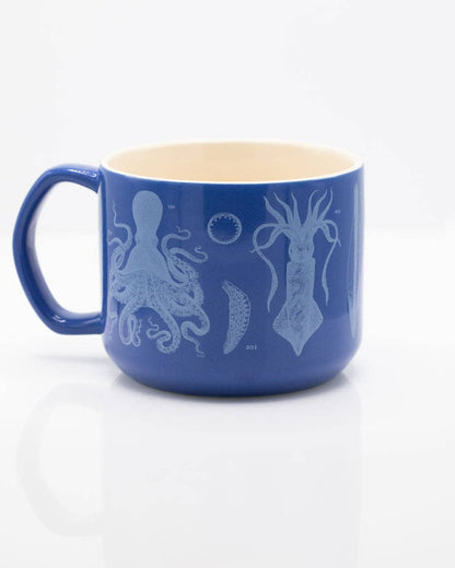 Mug Céphalopodes – produit scientifique Cognitive Surplus EU, vue 2