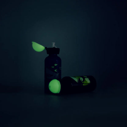 Botella de agua infantil KBT Glow Moon Dinos de 0,4 L 