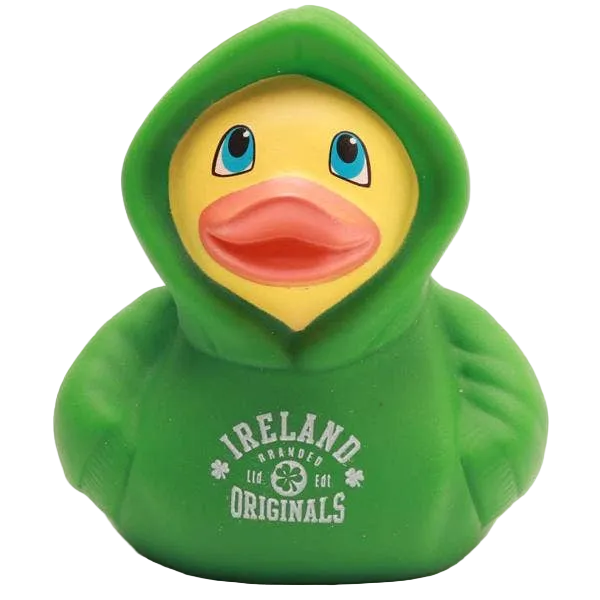Felpa con cappuccio Duck Ireland - Verde
