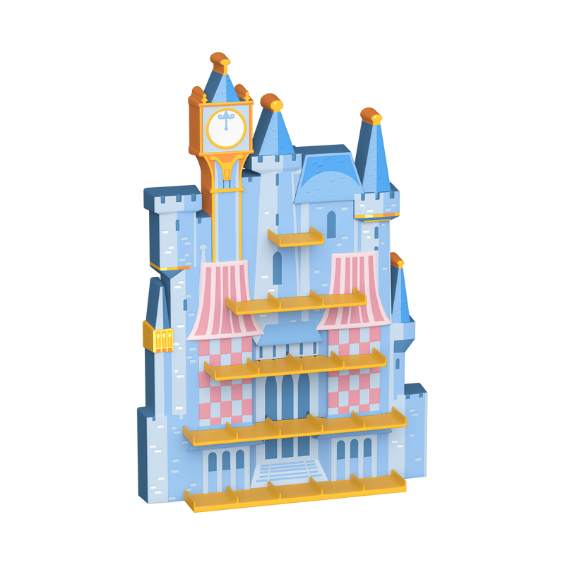 Présentoir Funko Bitty Pop! Château de Cendrillon – vue du château