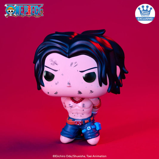 ¡Estallido! Portgas D. Ace (Ejecución) con Pop! Protector