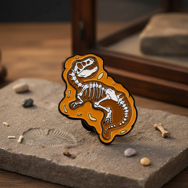 Spilla fossile di T-rex