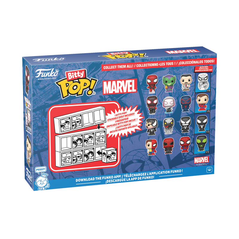 Bitty Pop! Spider-Man 4-Pack Series 2