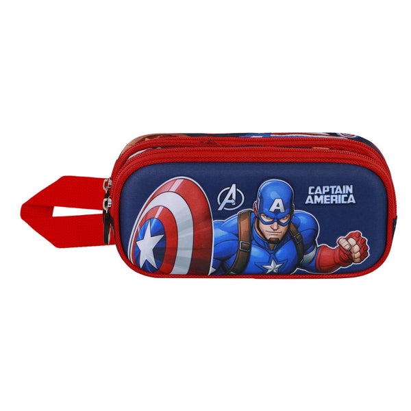 Astuccio doppio Marvel Captain America Patriot-3D