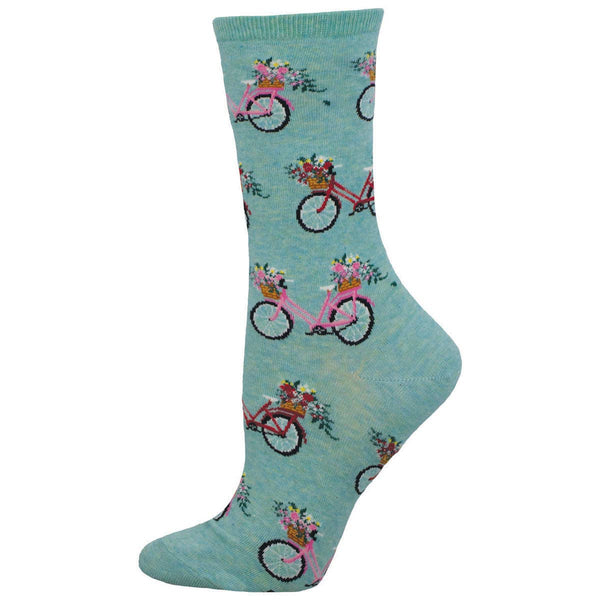 Calzini da bicicletta floreali