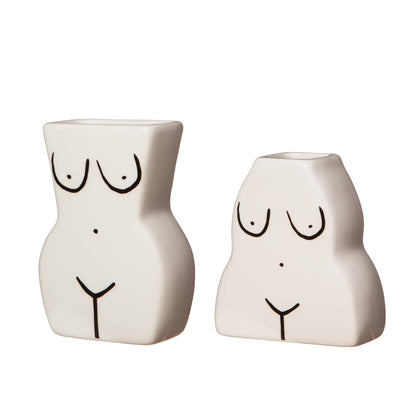 Vases Corps de Femme 2-Pack