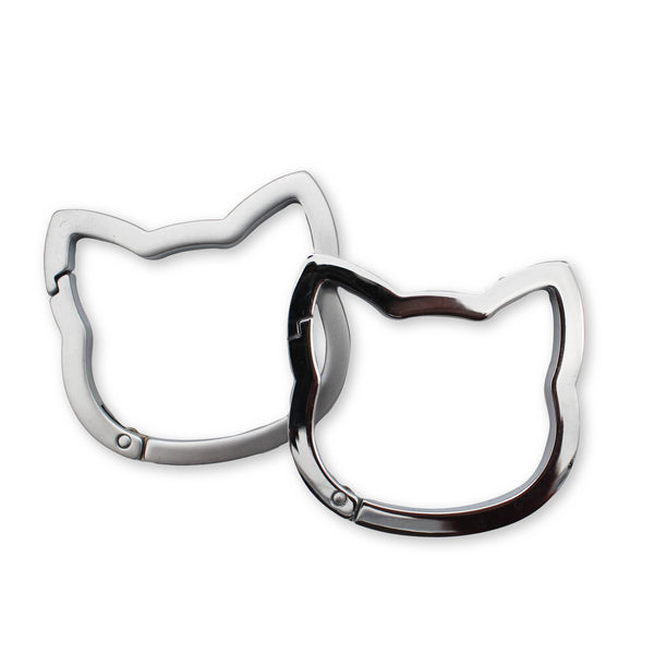 Conjunto de Mosquetões para Gatos - Prata