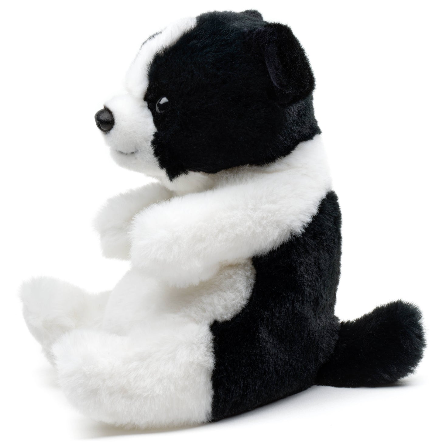 Kawaii zittend pluche speelgoed met randkraag