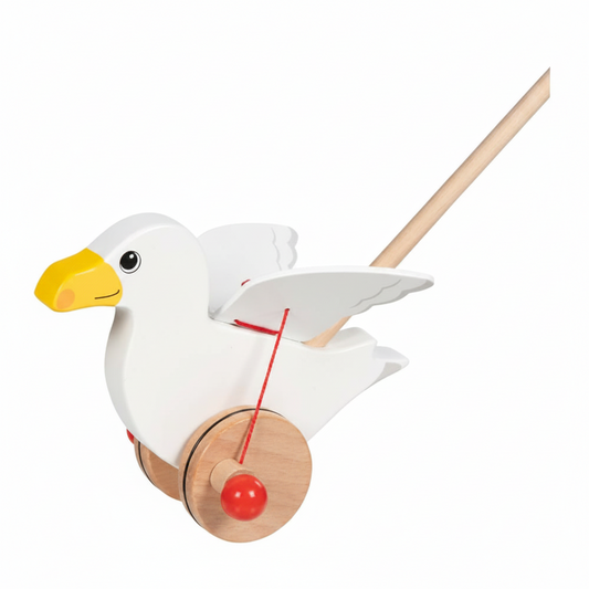 Seagull, animal to push