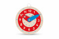 Horloge en Bois pour Apprendre à Lire l'Heure