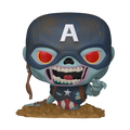 Pop! Zombie Captain America (Rising from Ground)