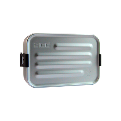 Fiambrera, recipiente metálico para alimentos, aluminio