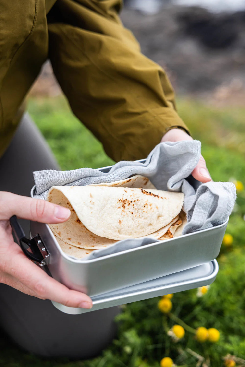 Boîte à lunch Boîte alimentaire en métal Rouge