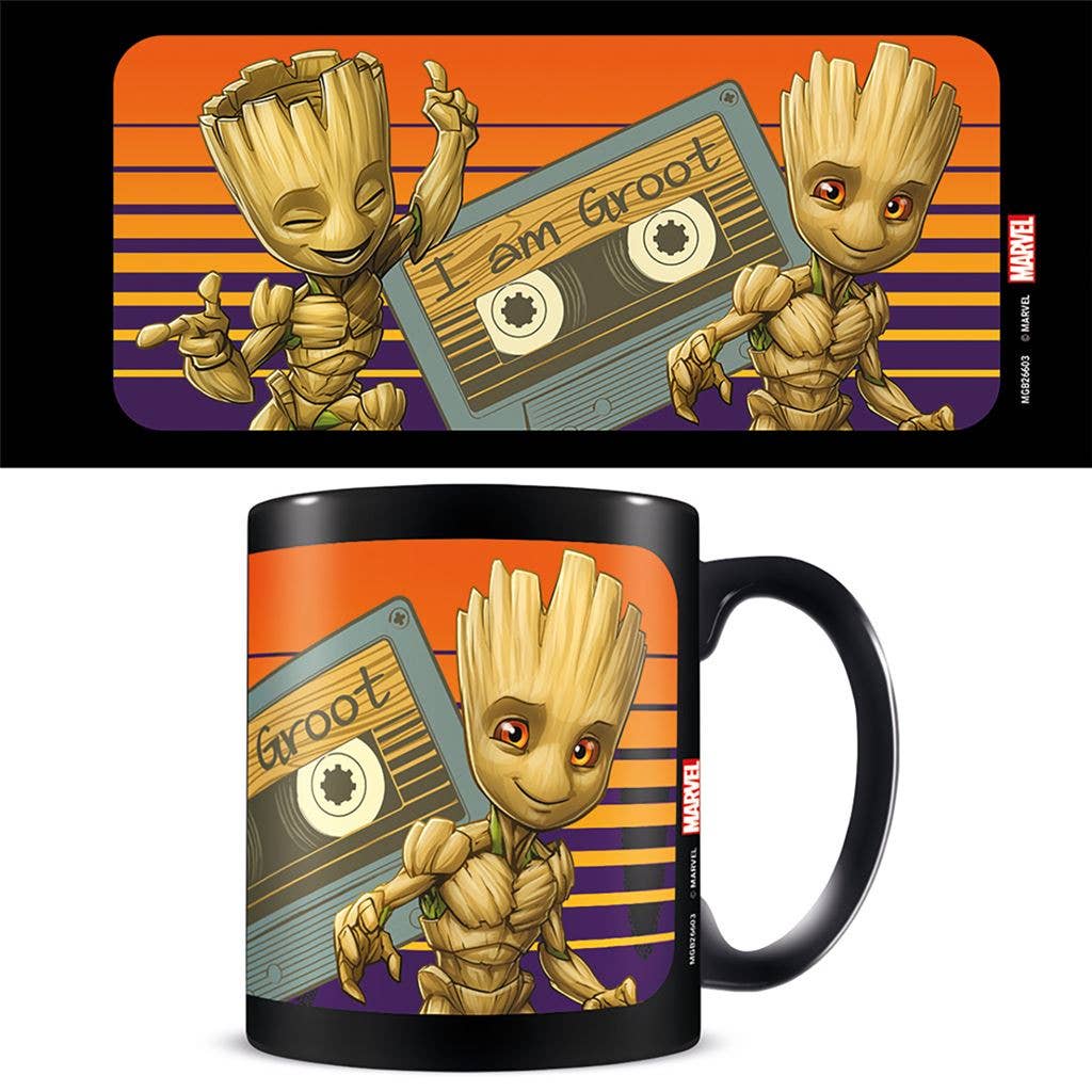 Taza de Guardianes de la Galaxia - Groot Sunset