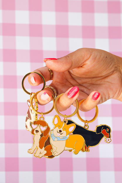 Corgi Keychain