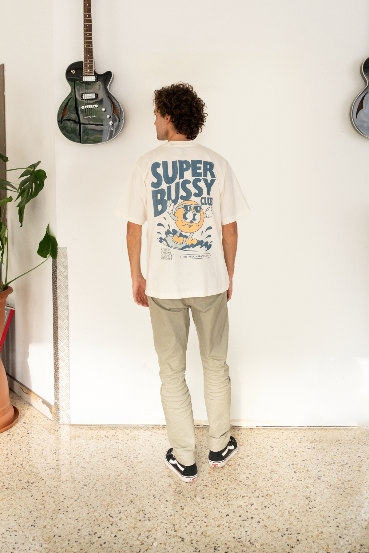 t shirt super bussy club nostalgic apparel