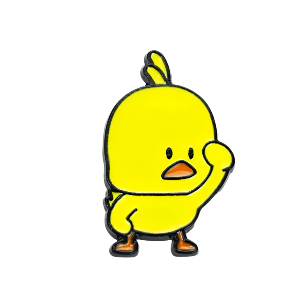 Pinos de pato en pie