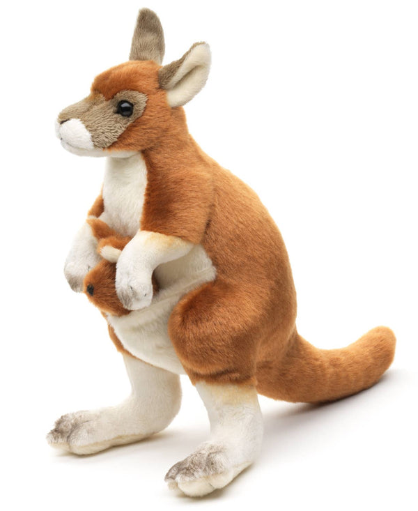 Peluche Kangourou avec Bébé Uni Toys