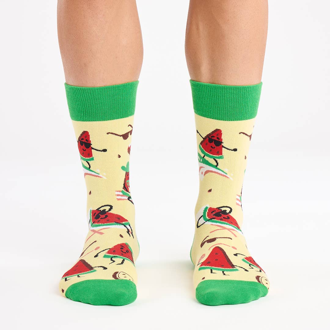 Chaussettes Pastèques à la plage