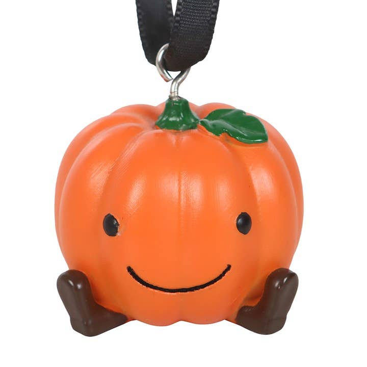 Adorno de calabaza kawaii
