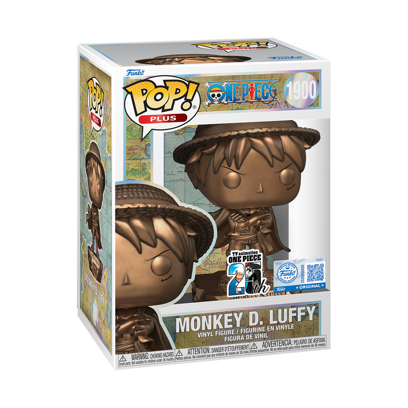 Estátua Pop! Mais de Monkey D. Luffy (Bronze)