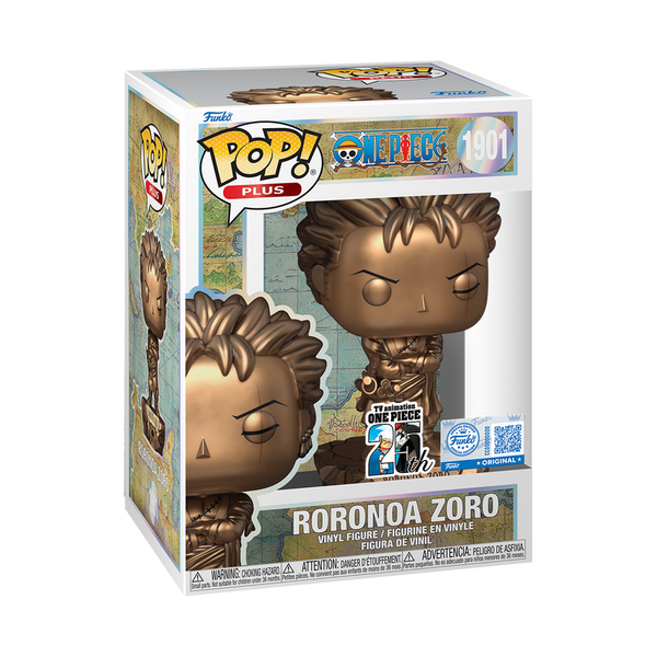 Funko Pop! Plus Roronoa Zoro Statue (Bronze) – One Piece