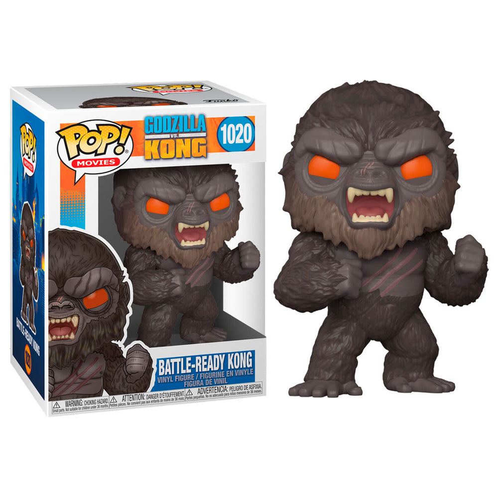 Pop! Kong em posição de luta 