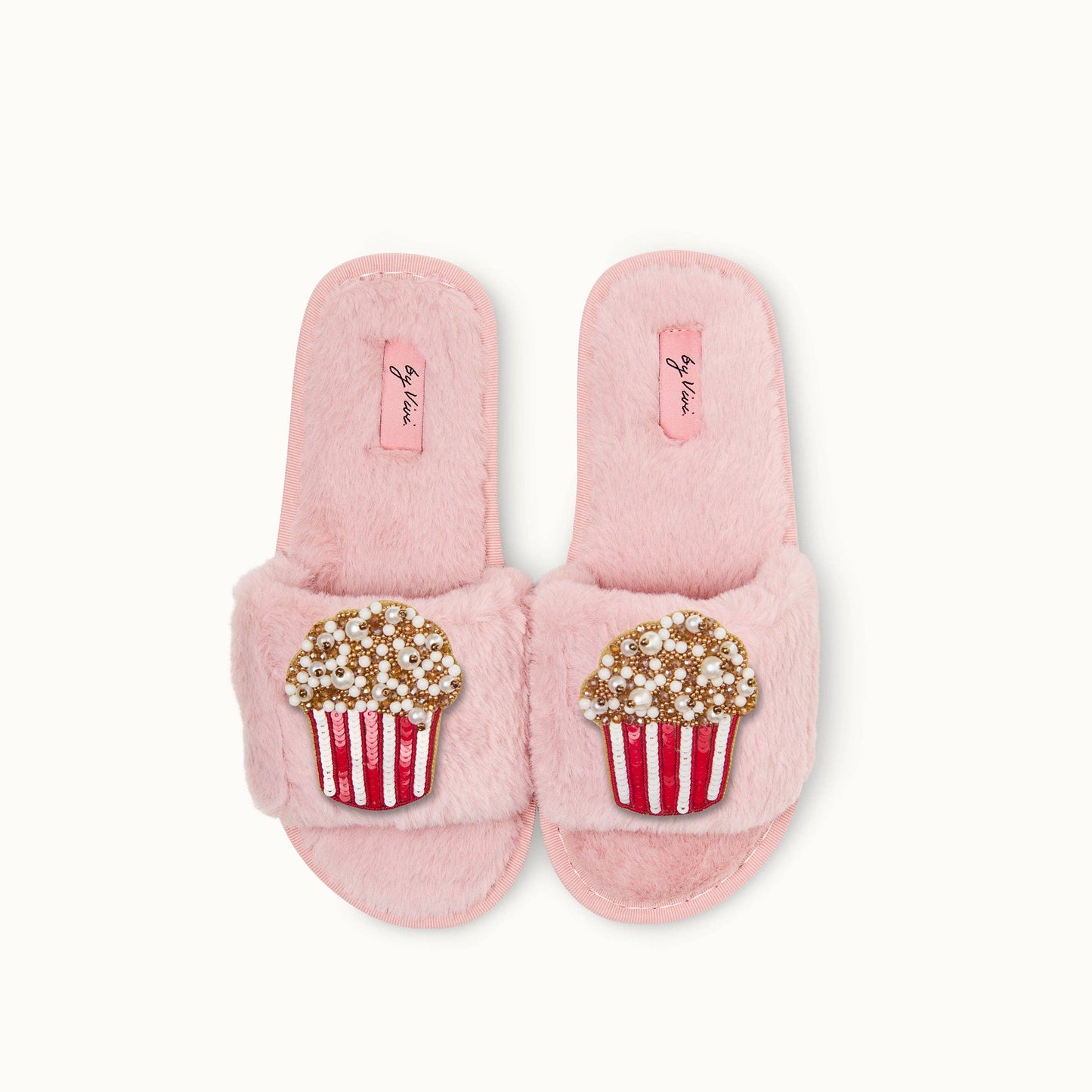 Paire de broches pour Chaussons - Popcorn
