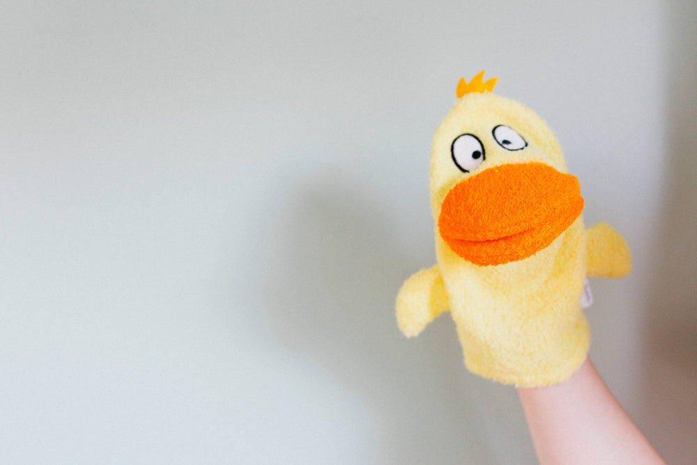 Yellow Duck Bath Set "Baby Love"