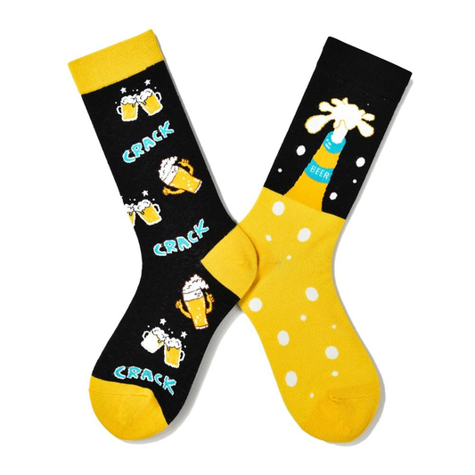 Chaussettes Dépareillées Bières “Beer Crack”