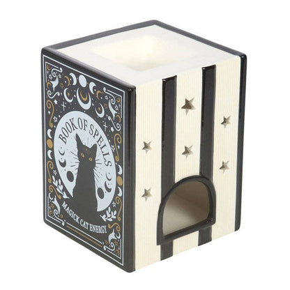 Black Cat Spell Book Tart and Oil Burner