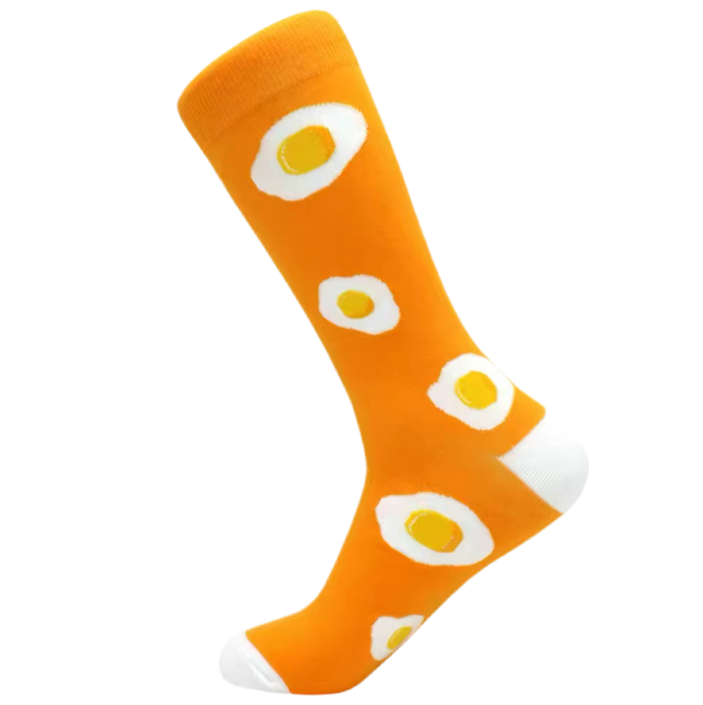 Chaussettes Oranges Œuf au Plat