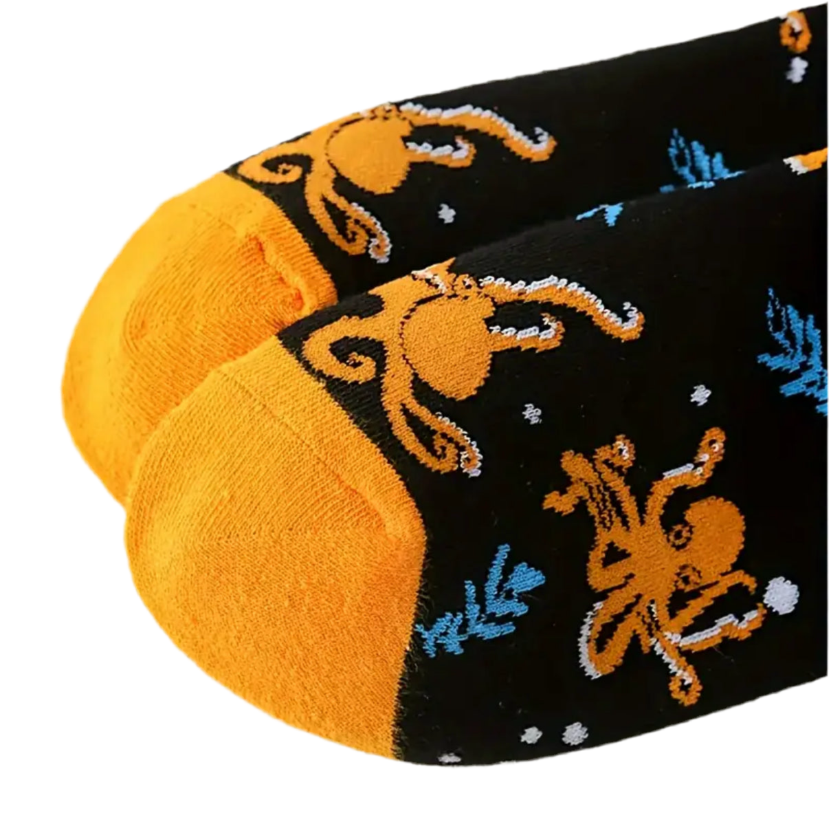 chaussettes poulpes oranges mrcol
