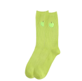 Chaussettes Pomme Verte Brodée